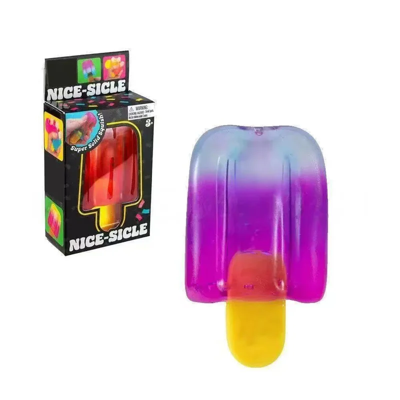 TPR Popsicle Ice Pop Sensory Squeeze Toy (3 Colors)