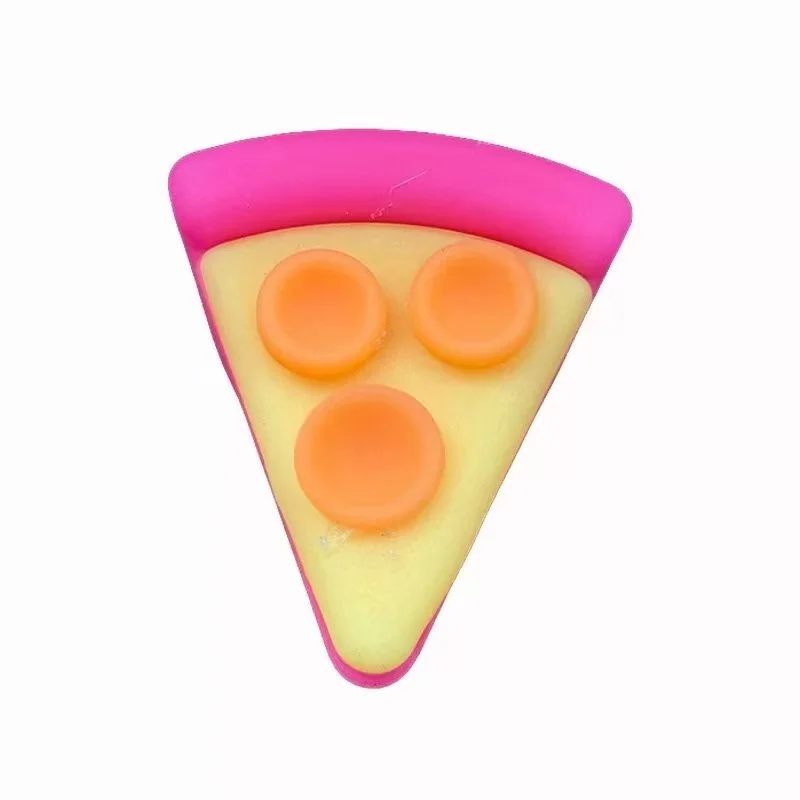 Triangle Pizza Slice Tactile Sensory Squeeze Toy (3 Colors)