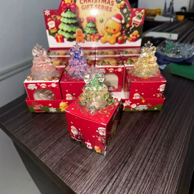 Festive Christmas Tree Holiday Sensory Squeeze Tree (4 Colors)