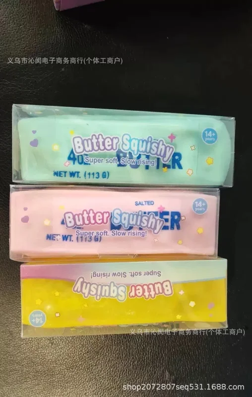 Novelty Butter Stick & Cream Jar Tactile Sensory Dough Tube