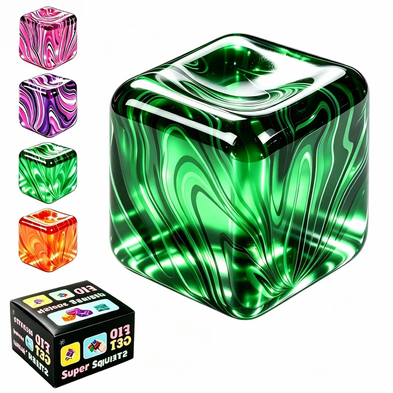 1 Pack Fidget Toys Squishy Stress Cube Stress Balls Squishies Stress Relief