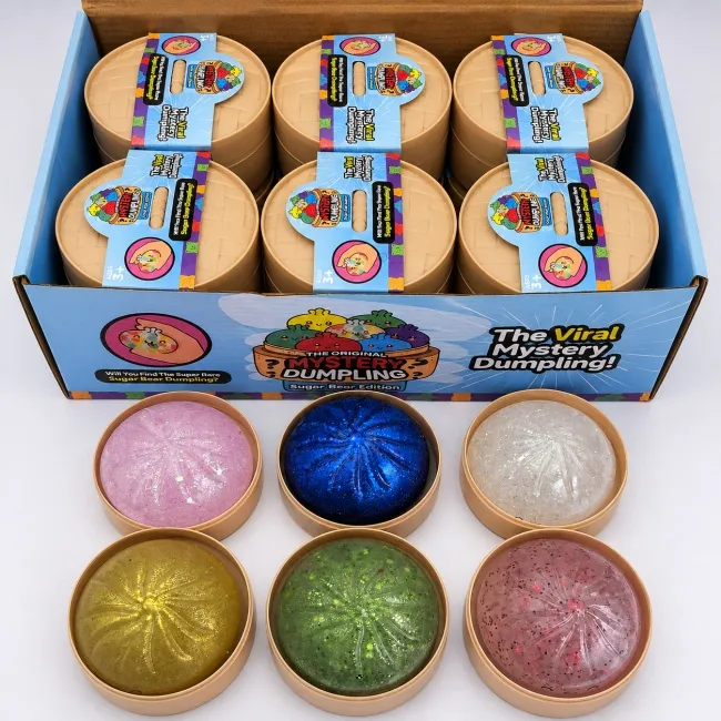 8.5cm size tpr with gel and gilver powder