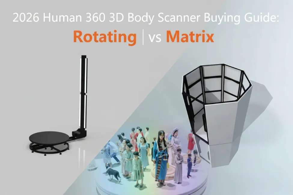 3D full body scanner for human figurine business