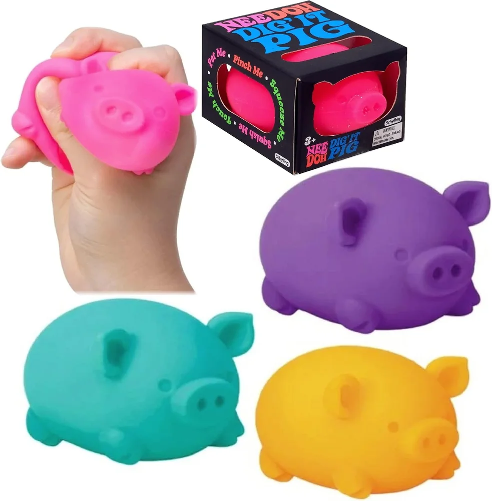 Dig' It Pig Novelty Animal Sensory Squeeze Ball