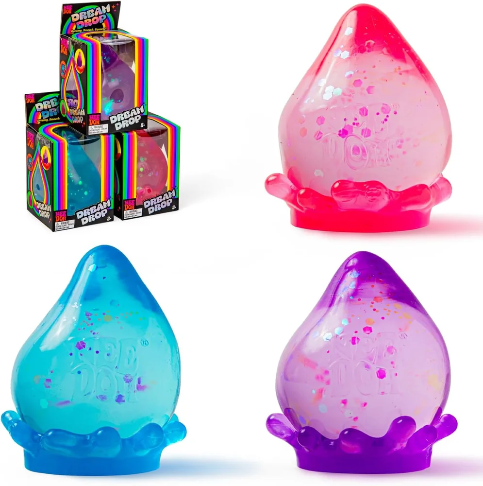Dream Drop Teardrop Smooth Sensory Squeeze Toy